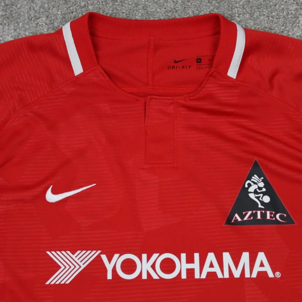Nike Chelsea FC #20 Jersey Shirt Mens Medium Red Dri-Fit Football‎ S/S Pullover